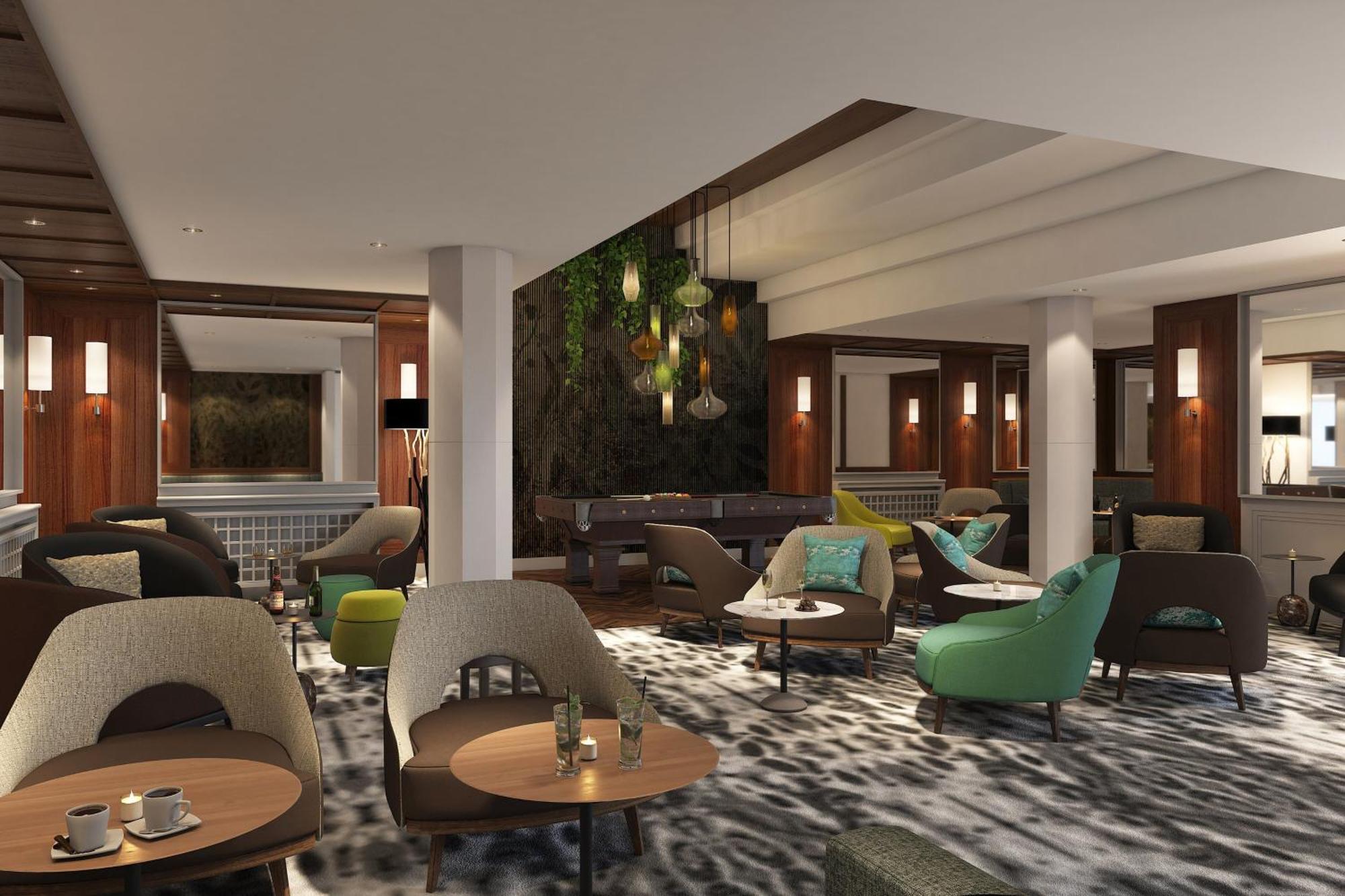 慕尼黑威斯汀大酒店 外观 照片 The lounge at the hotel