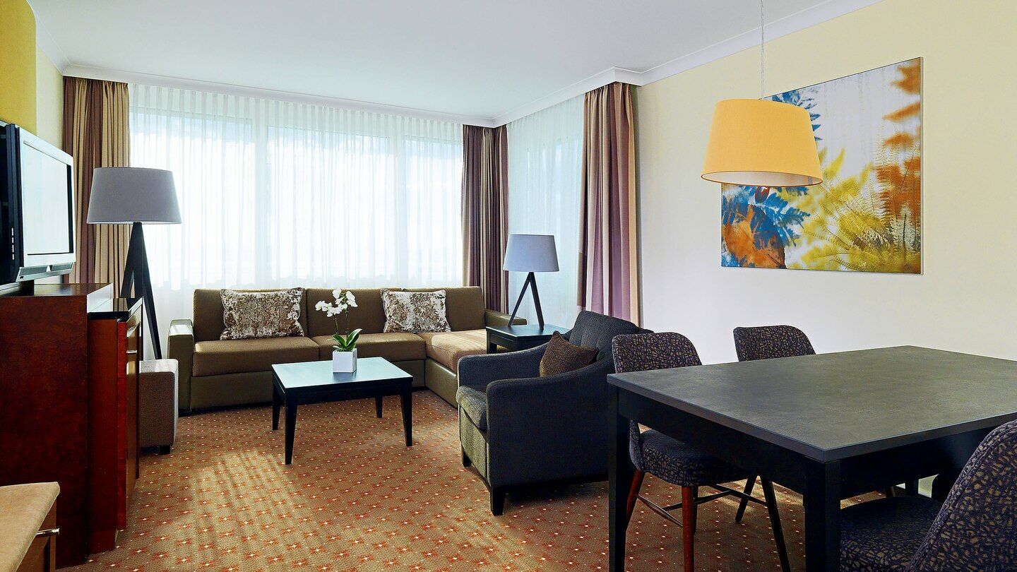 慕尼黑威斯汀大酒店 客房 照片 Living room